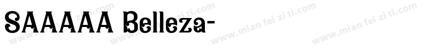 SAAAAA Belleza字体转换